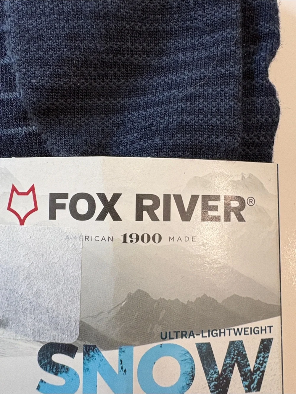 Fox River Snow Merino Wool & Silk Women's Ski Socks Size S